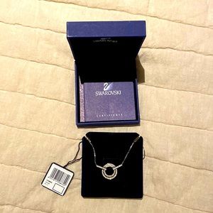 Swarovski silver necklace